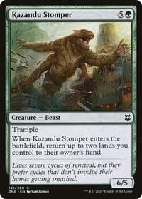 Kazandu Stomper - Zendikar Rising - Magic: The Gathering card
