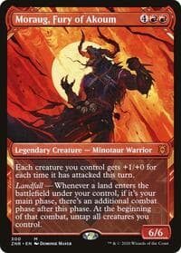 Moraug, Fury of Akoum (Showcase) - Zendikar Rising - Magic: The Gathering card