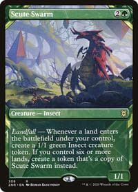 Scute Swarm (Showcase) - Zendikar Rising - Magic: The Gathering card
