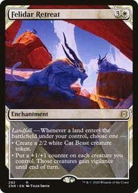 Felidar Retreat (Showcase) - Zendikar Rising - Magic: The Gathering card