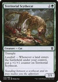Territorial Scythecat - Zendikar Rising - Magic: The Gathering card
