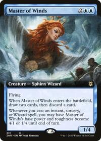 Master of Winds (Extended Art) - Zendikar Rising - Magic: The Gathering card