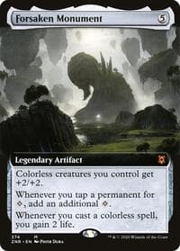 Forsaken Monument (Extended Art) - Zendikar Rising - Magic: The Gathering card