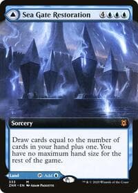 Sea Gate Restoration (Extended Art) - Zendikar Rising - Magic: The Gathering card