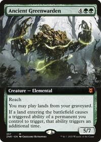 Ancient Greenwarden (Extended Art) - Zendikar Rising - Magic: The Gathering card