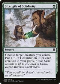 Strength of Solidarity - Zendikar Rising - Magic: The Gathering card