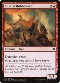 Tuktuk Rubblefort - Zendikar Rising - Magic: The Gathering card