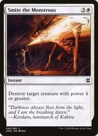 Smite the Monstrous - Zendikar Rising - Magic: The Gathering card