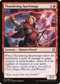 Thundering Sparkmage - Zendikar Rising - Magic: The Gathering card