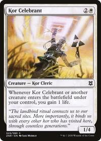 Kor Celebrant - Zendikar Rising - Magic: The Gathering card