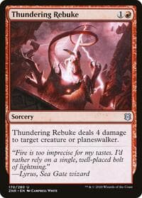 Thundering Rebuke - Zendikar Rising - Magic: The Gathering card