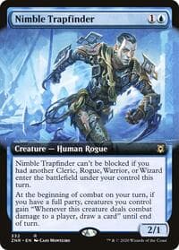 Nimble Trapfinder (Extended Art) - Zendikar Rising - Magic: The Gathering card