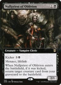 Nullpriest of Oblivion (Extended Art) - Zendikar Rising - Magic: The Gathering card