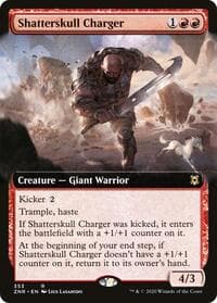 Shatterskull Charger (Extended Art) - Zendikar Rising - Magic: The Gathering card
