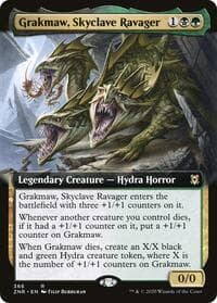 Grakmaw, Skyclave Ravager (Extended Art) - Zendikar Rising - Magic: The Gathering card