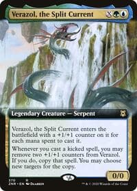 Verazol, the Split Current (Extended Art) - Zendikar Rising - Magic: The Gathering card