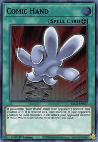 Comic Hand (Blue) - Dragons of Legend: The Complete Series - YuGiOh card