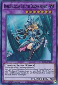 Dark Magician Girl the Dragon Knight (Blue) - Dragons of Legend: The Complete Series - YuGiOh card