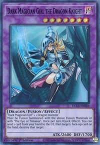 Dark Magician Girl the Dragon Knight (Green) - Dragons of Legend: The Complete Series - YuGiOh card