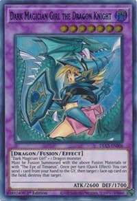 Dark Magician Girl the Dragon Knight (Alternate Art) (Blue) - Dragons of Legend: The Complete Series - YuGiOh card