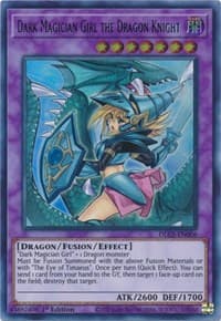 Dark Magician Girl the Dragon Knight (Alternate Art) (Green) - Dragons of Legend: The Complete Series - YuGiOh card