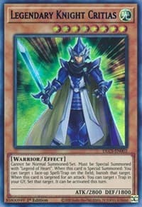 Legendary Knight Critias (Green) - Dragons of Legend: The Complete Series - YuGiOh card