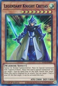 Legendary Knight Critias (Purple) - Dragons of Legend: The Complete Series - YuGiOh card