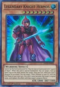 Legendary Knight Hermos (Green) - Dragons of Legend: The Complete Series - YuGiOh card