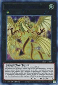 Number 100: Numeron Dragon (Green) - Dragons of Legend: The Complete Series - YuGiOh card