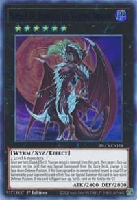 Number 24: Dragulas the Vampiric Dragon (Blue) - Dragons of Legend: The Complete Series - YuGiOh card