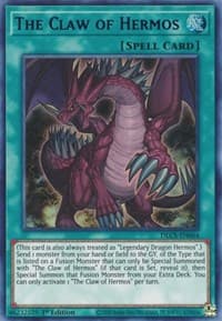 The Claw of Hermos (Blue) - Dragons of Legend: The Complete Series - YuGiOh card