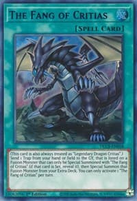 The Fang of Critias (Blue) - Dragons of Legend: The Complete Series - YuGiOh card