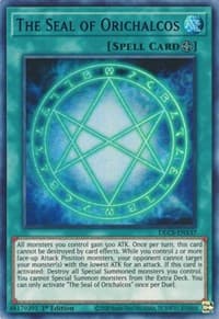 The Seal of Orichalcos (Blue) - Dragons of Legend: The Complete Series - YuGiOh card