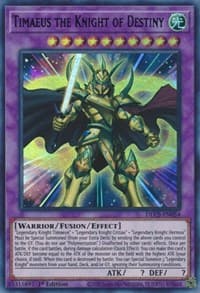 Timaeus the Knight of Destiny (Green) - Dragons of Legend: The Complete Series - YuGiOh card