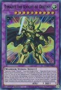 Timaeus the Knight of Destiny (Purple) - Dragons of Legend: The Complete Series - YuGiOh card