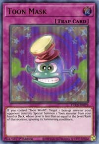 Toon Mask (Green) - Dragons of Legend: The Complete Series - YuGiOh card