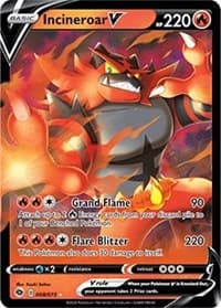 Incineroar V - Champion's Path - Pokemon card