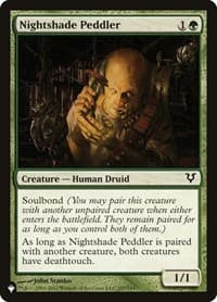 Nightshade Peddler - The List Reprints - Magic: The Gathering card