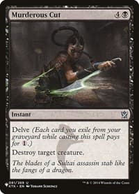 Murderous Cut - The List Reprints - Magic: The Gathering card