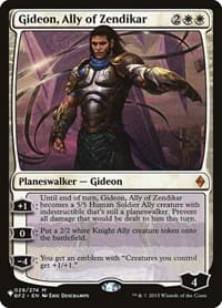 Gideon, Ally of Zendikar - The List Reprints - Magic: The Gathering card