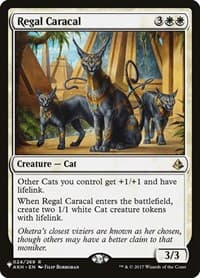 Regal Caracal - The List Reprints - Magic: The Gathering card