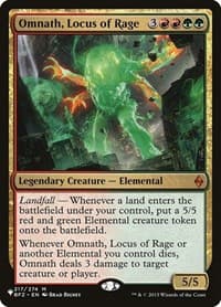 Omnath, Locus of Rage - The List Reprints - Magic: The Gathering card