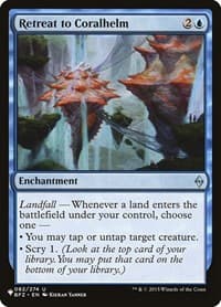 Retreat to Coralhelm - The List Reprints - Magic: The Gathering card