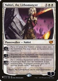 Nahiri, the Lithomancer - The List Reprints - Magic: The Gathering card