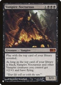 Vampire Nocturnus - The List Reprints - Magic: The Gathering card