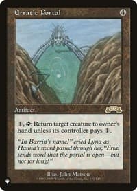Erratic Portal - The List Reprints - Magic: The Gathering card