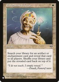 Enlightened Tutor - The List Reprints - Magic: The Gathering card