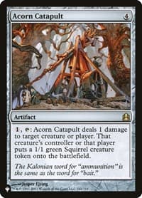 Acorn Catapult - The List Reprints - Magic: The Gathering card