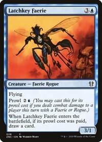Latchkey Faerie - Commander: Zendikar Rising - Magic: The Gathering card