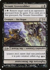 Nezumi Graverobber // Nighteyes the Desecrator - The List Reprints - Magic: The Gathering card